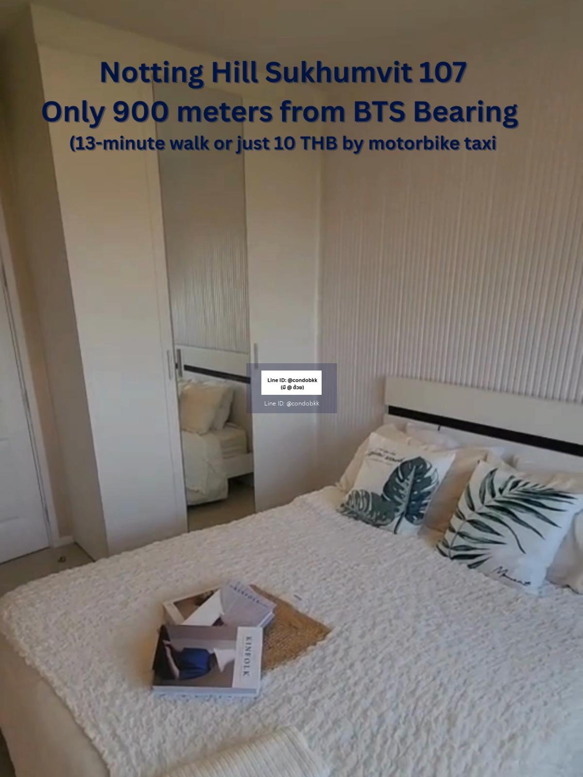ให้เช่าคอนโด : Notting Hill Sukhumvit 107  - video