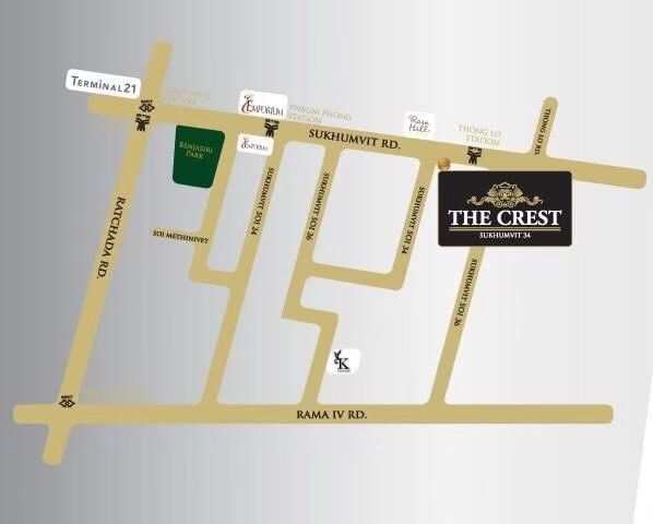 The Crest Sukhumvit 34 (เดอะ เครสท์ สุขุมวิท 34)